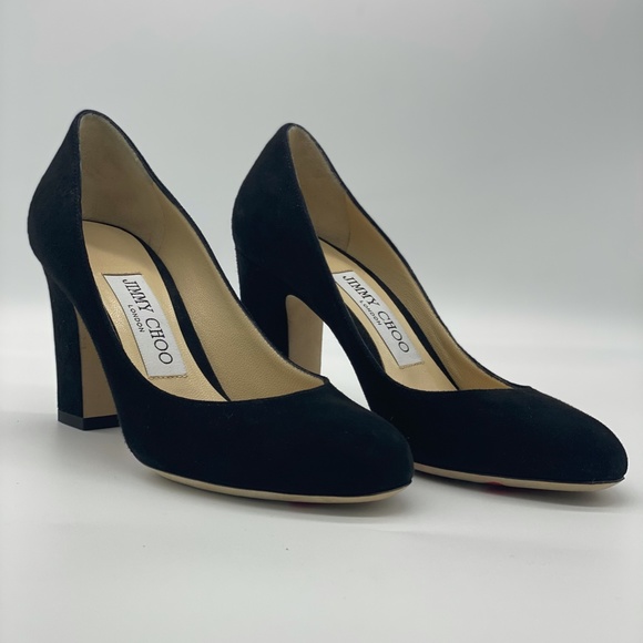 Navy Suede Pointy Toe Pumps | Romy 85 | Pre Fall 16 | JIMMY CHOO Jimmy Choo Romy 85 pumps